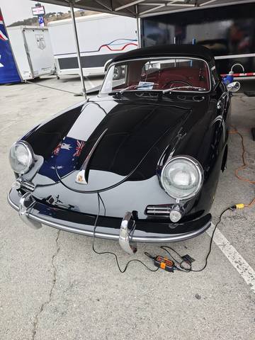 Three 356s: Porsche's First Car in the Laguna Seca Paddock
