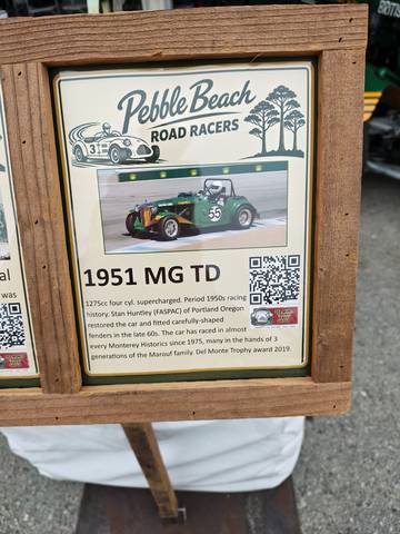 MG plaque